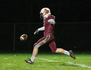 Trinity place kicker Kyle Knight excels at more than just football